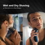 Philips Wet and Dry S1151 Afeitadora Eléctrica con Batería en Malibú Azul